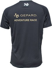 GEPARD Adventure Race 2012 - L�be T-shirt - Herre Sort